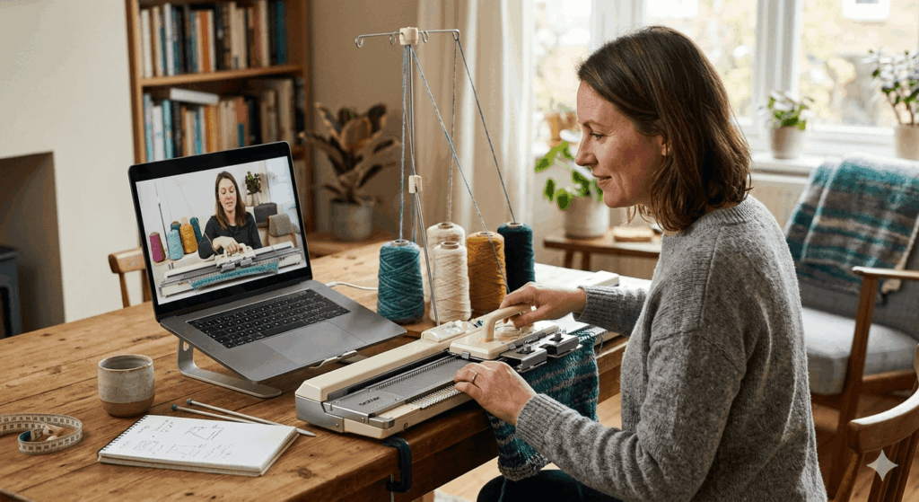 Die gläserne Strickmaschine – Strickmaschine online lernen Erfahrungen 2026
